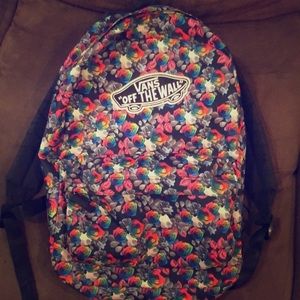 Vans | Bags | Trippy Colorful Rose Vans 
